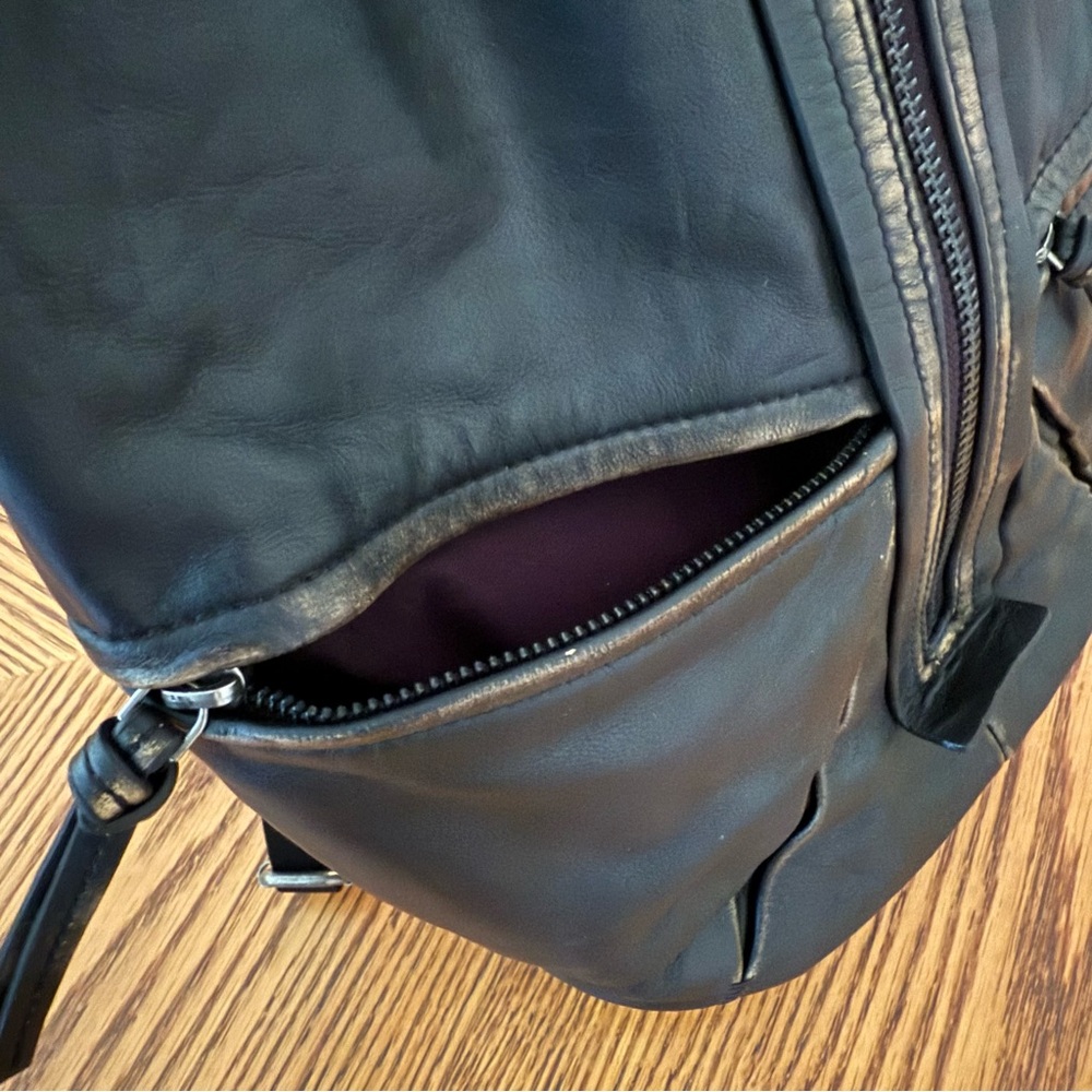 FREE PEOPLE West End Backpack - Black Leather - Picture 11 of 13